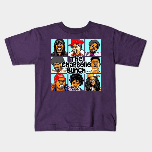 Chappelle Bunch Kids T-Shirt by 404pageNotfound